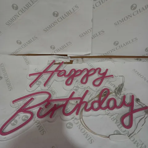 DESIGNER LED NEON SIGN - HAPPY BIRTHDAY