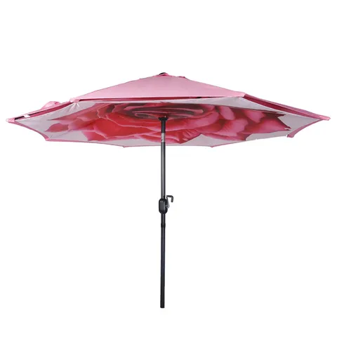 MY GARDEN STORIES 2.36M X 2.7M DOUBLE SIDED PRINTED PARASOL