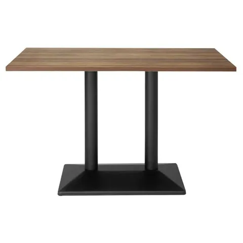 BOXED BOLERO INDOOR DINING TABLE LIGHT WOOD 1200MM