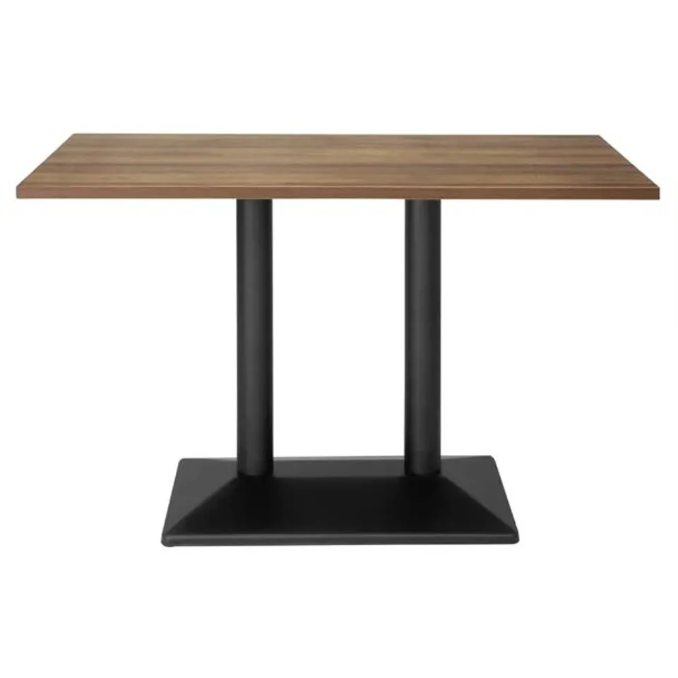 BOXED BOLERO INDOOR DINING TABLE LIGHT WOOD 1200MM