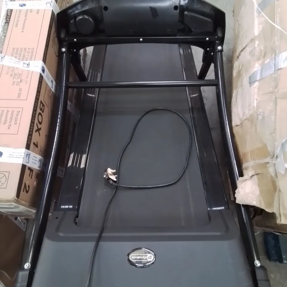 DYNAMIX T2000D FOLDABLE MOTORISED TREADMILL WITH MANUAL INCLINE RRP £329.99