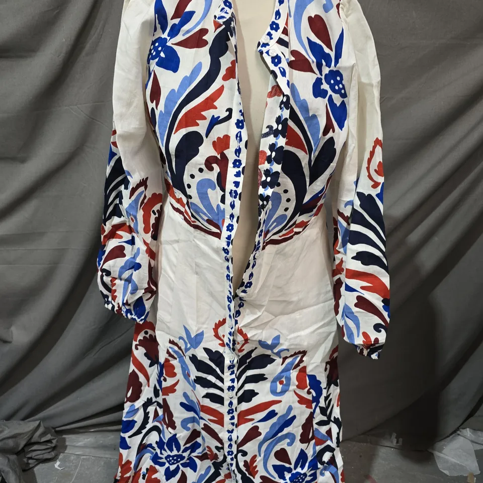 BODEN WOMEN'S FLORAL PRINT MAXI DRESS SIZE UK 12R