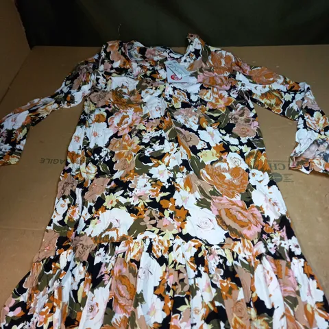 ICHI FLORAL PATTERN DRESS SIZE 40