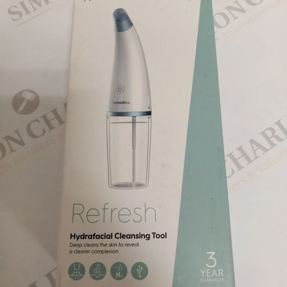 BOXED HOMEDICS REFRESH HYDRAFACIAL CLEANSING TOOL 