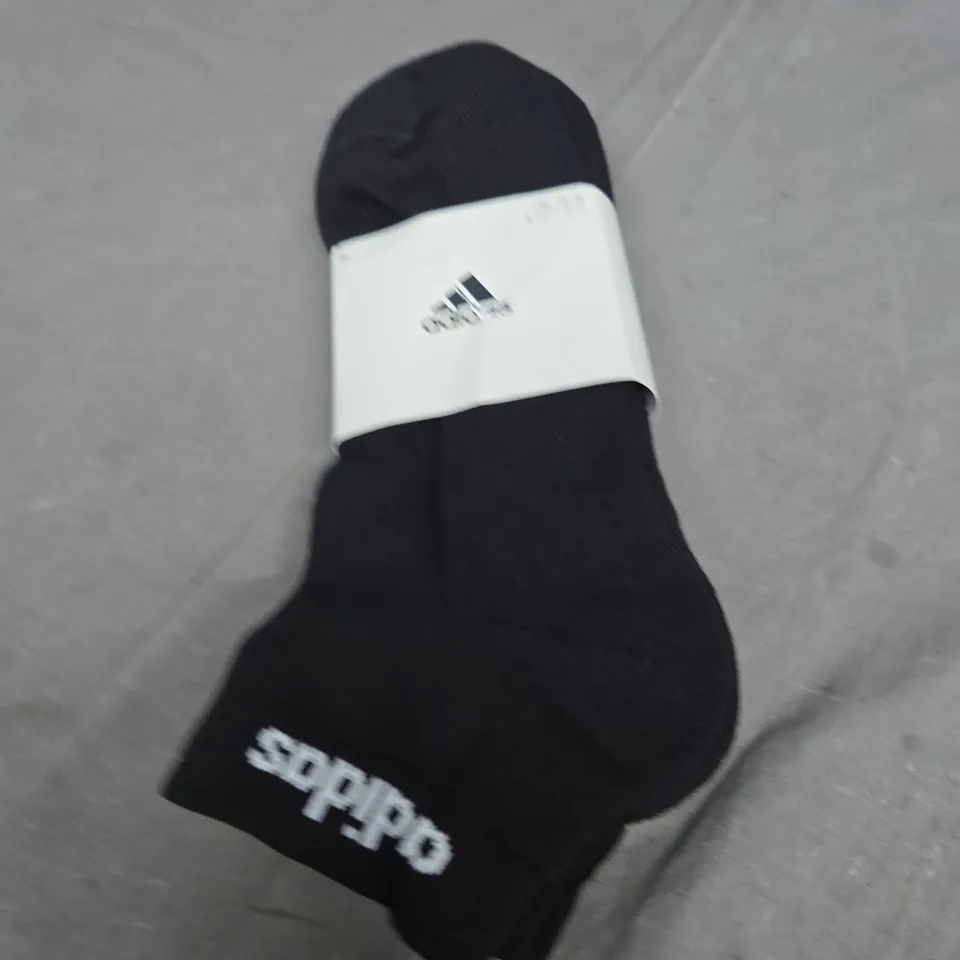 ADIDAS ANKLE SOCKS - X3 - LARGE