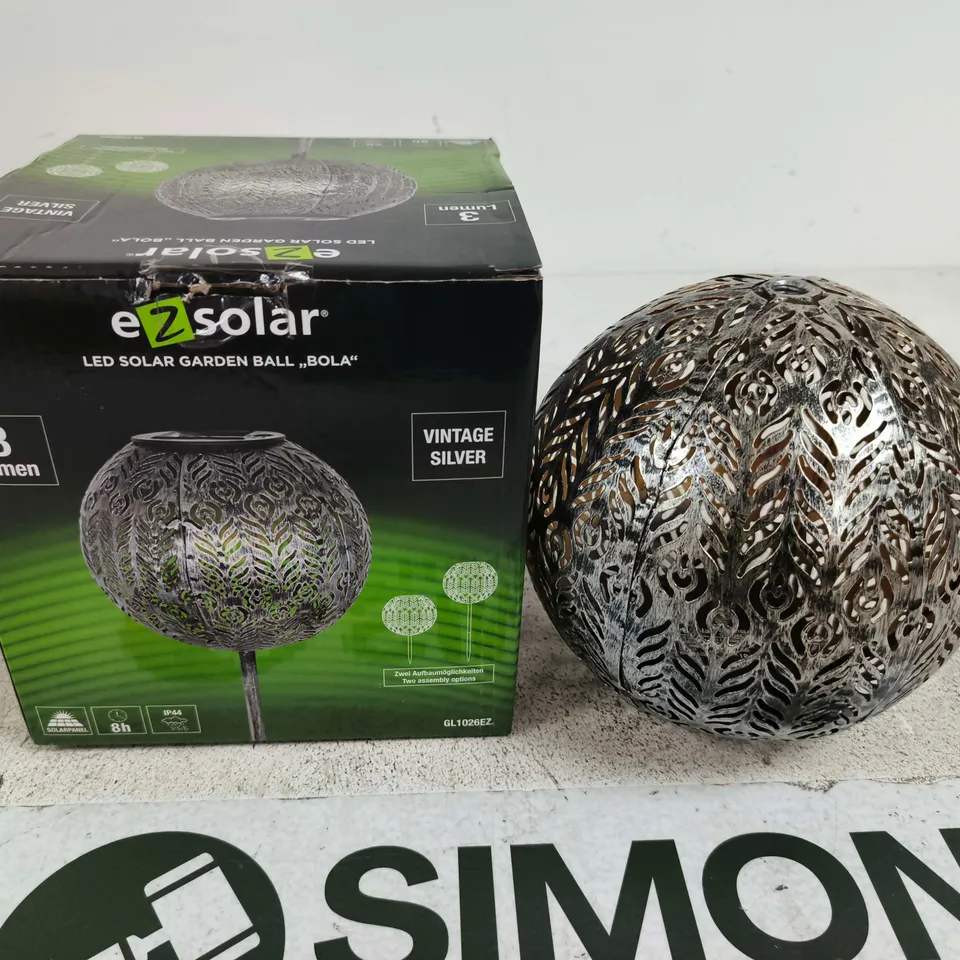 EZ SOLAR LED SOLAR GARDEN BALL BOLA