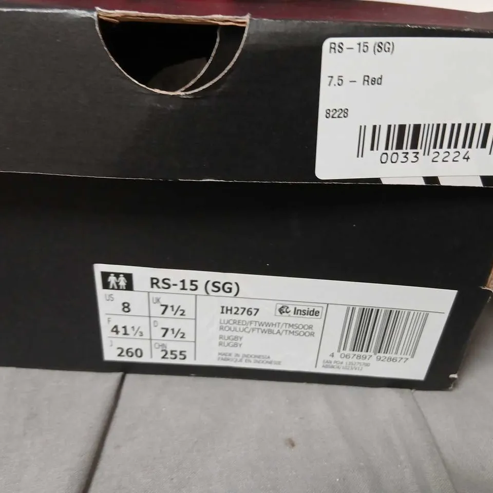 ADIDAS RS-15 SG FOOTBALL BOOTS – PINK/RED