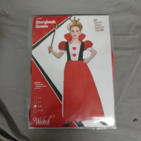WICKED COSTUMES STORYBOOK QUEEN FANCY DRESS COSTUME FOR GIRLS – 8-10