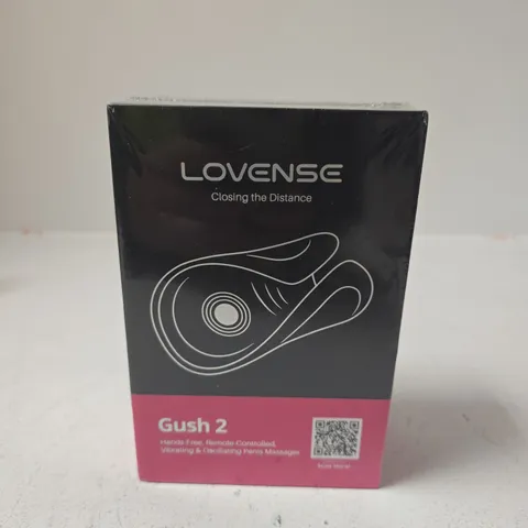 SEALED LOVENSE GUSH 2 HANDS-FREE, REMOTE-CONTROLLED VIBRATING & OSCILLATING PENIS MASSAGER