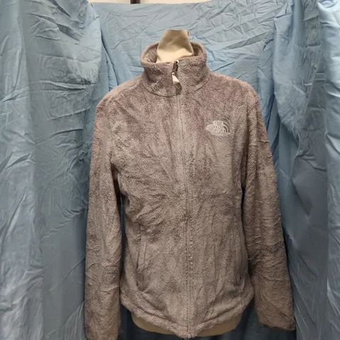 THE NORTH FACE FLEECE JACKET – GREY, ZIP FRONT