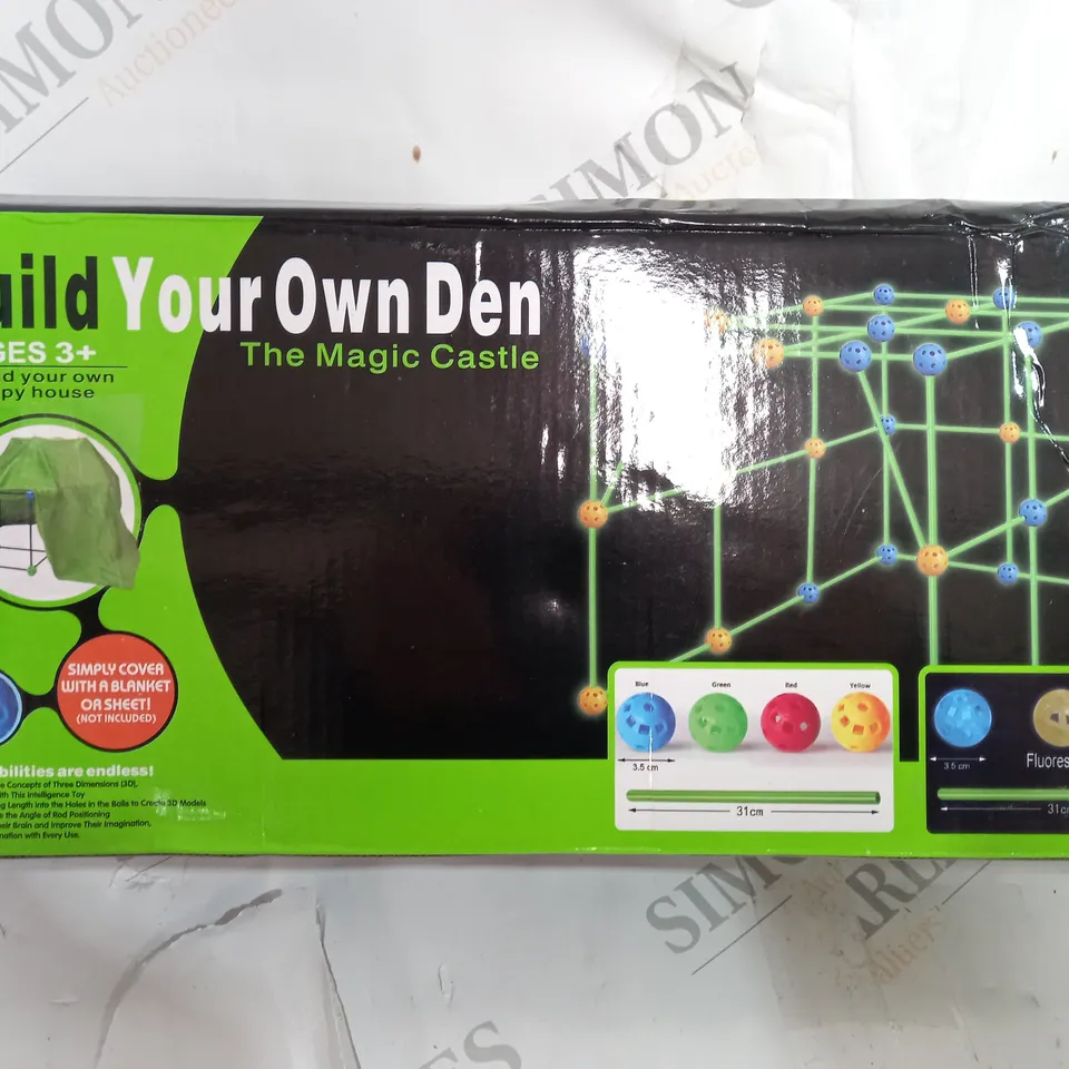 BOXED BUILD YOUR OWN DEN THE MAGIC CASTLE 