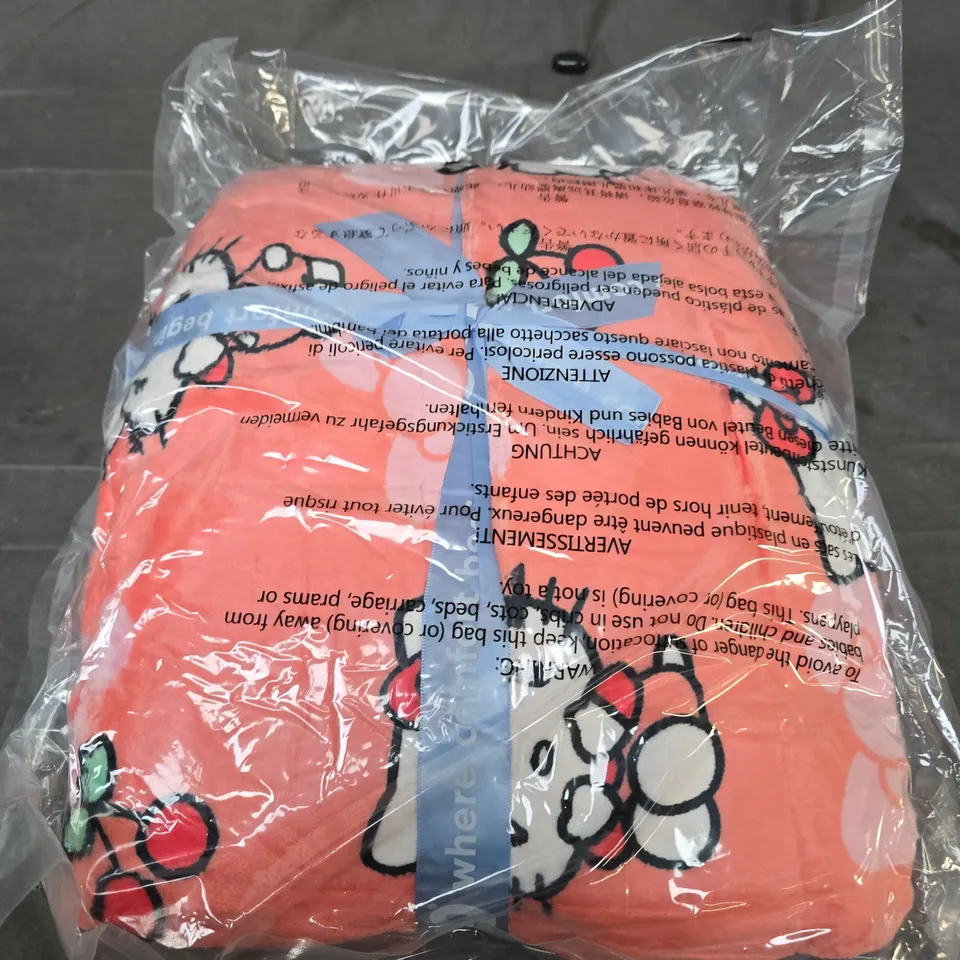 SEALED OODIE OVERSIZED HOODED BLANKET - HELLO KITTY 
