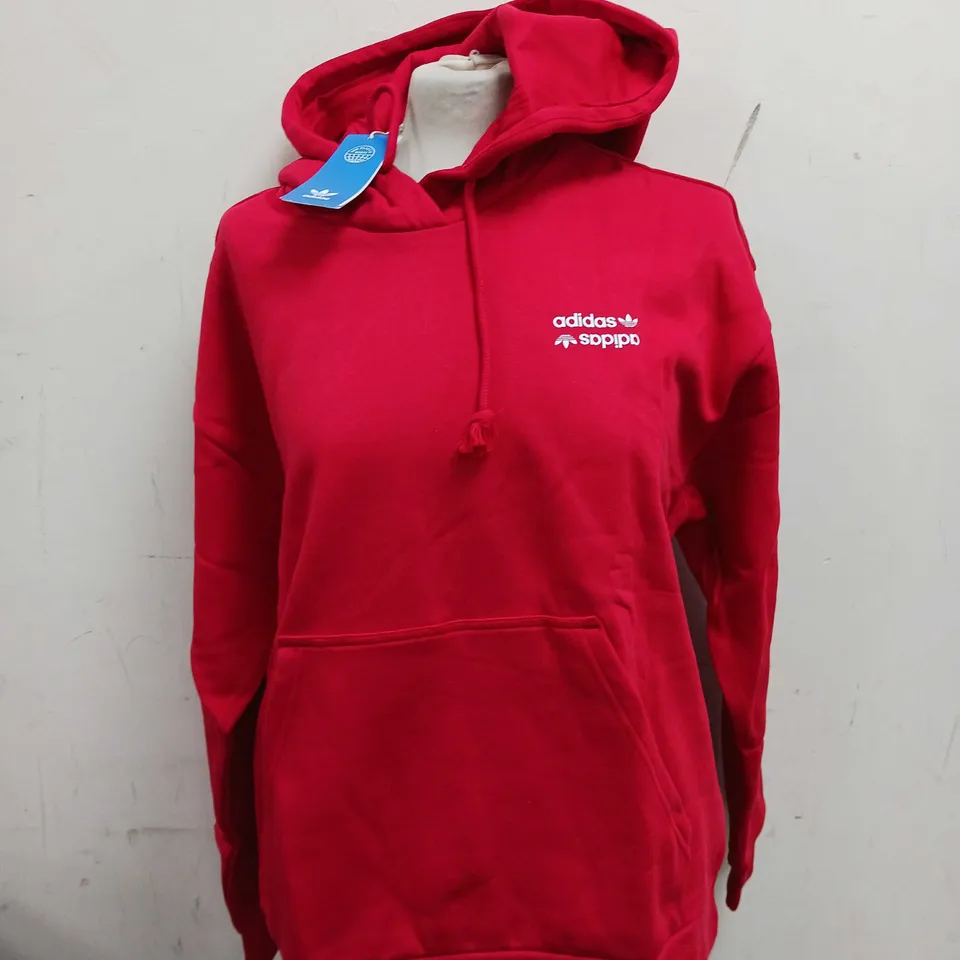 ADIDAS RED JUMPER - SIZE SMALL