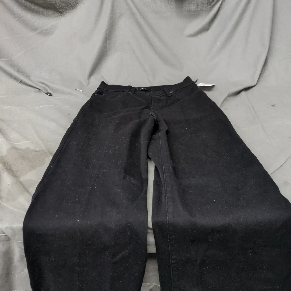 7 FOR ALL MANKIND LOTTA SLIM ILLUSION SOHO NIGHT SIZE 27 BLACK DENIM TROUSERS