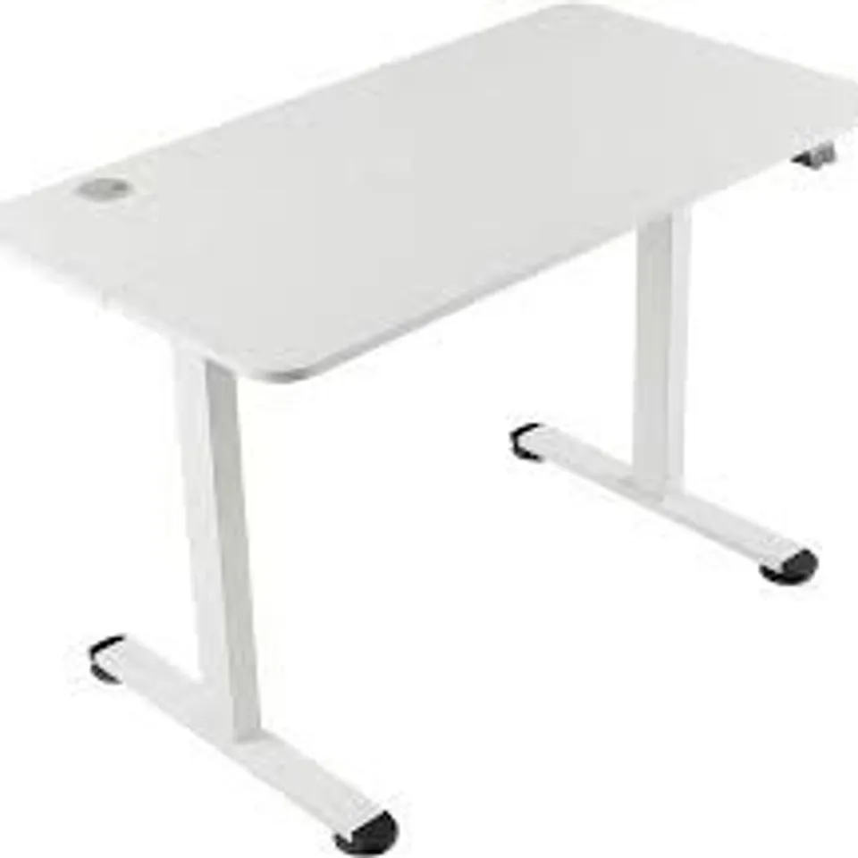 BOXED COSTWAY ELECTRIC HEIGHT ADJUSTABLE STANDING DESK WITH BUTTON CONTROLLER - NATURAL 