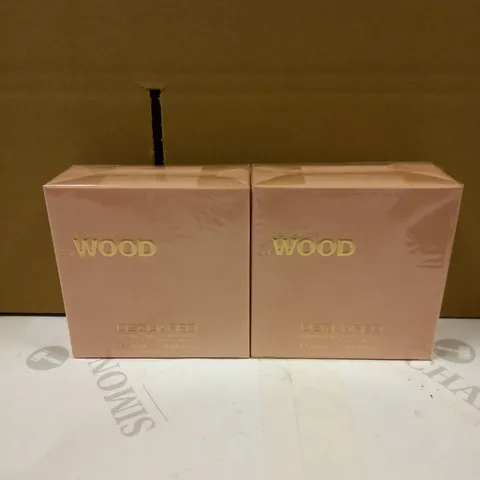 LOT OF 2 DSQUARED2 SHE WOOD BODY WASH - 200ML