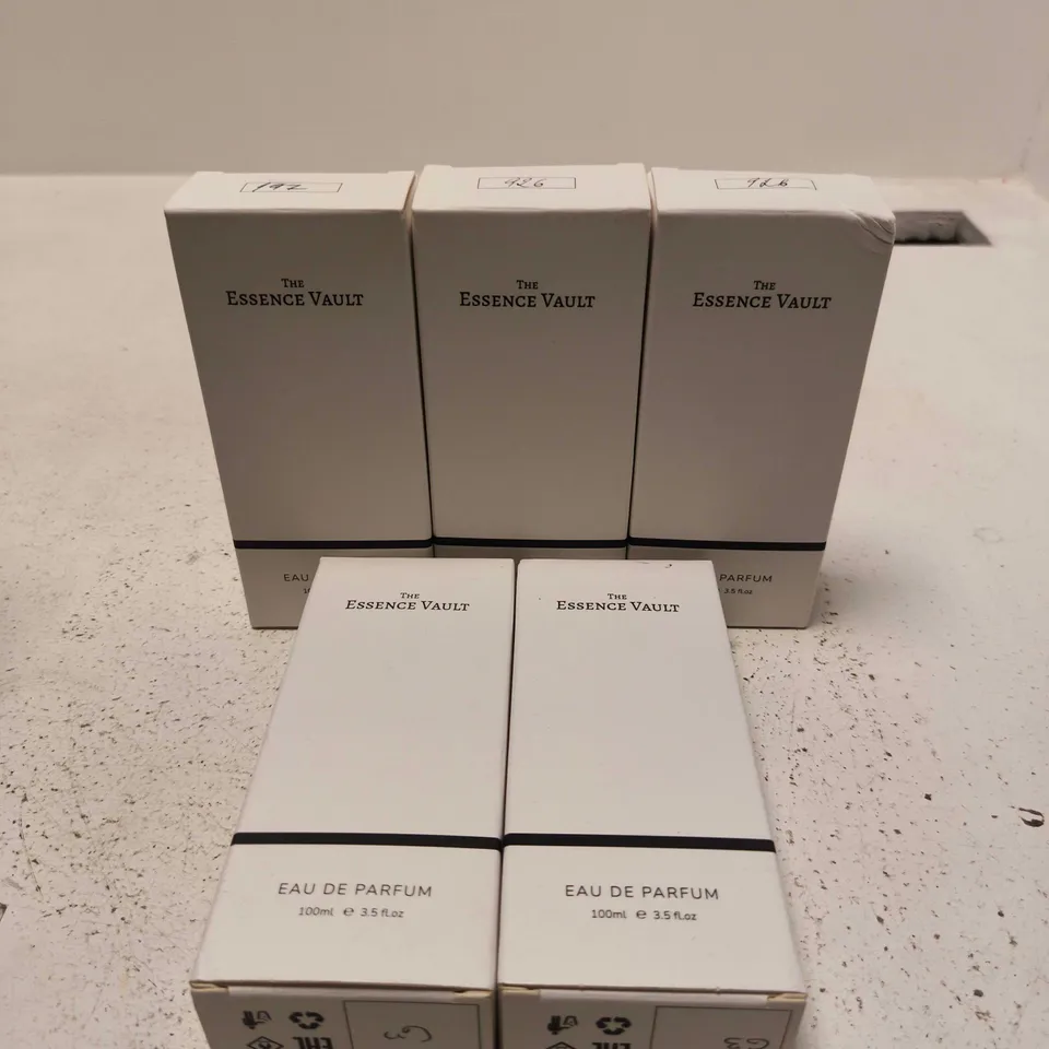 APPROXIMATELY 10 ASSORTED ESSENCE VAULT EAU DE PARFUM BOTTLES