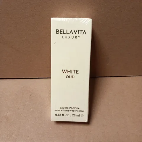 BOXED AND SEALED BELLAVITA WITE OUD 20ML EAU DE PARFUM