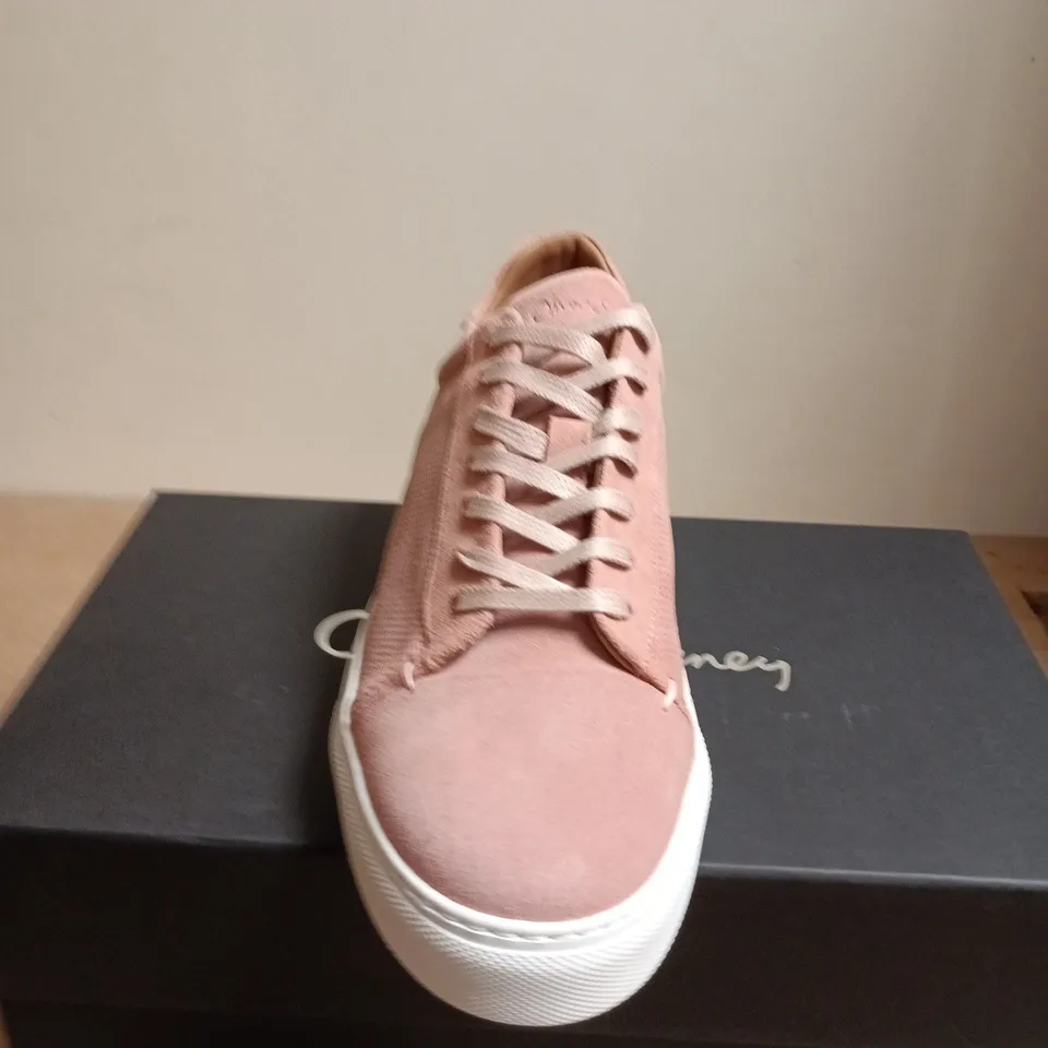 BOXD PAIR OF OLIVER SPENCER PINK SNEAKERS - UK SIZE 9