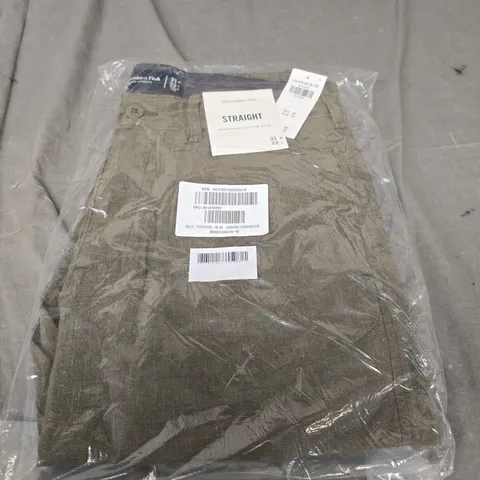 ABERCROMBIE & FITCH STRAIGHT LEG TROUSER SIZE 31X32