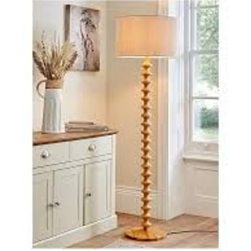 ALDON FLOOR LAMP - BEIGE