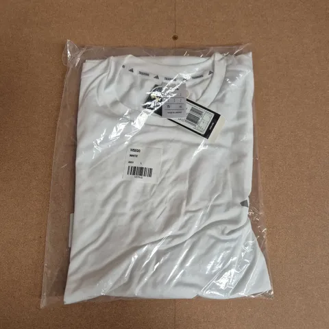 BAGGED ADIDAS TRAINING TECH APP GF TEE IN WHITE - LARGE