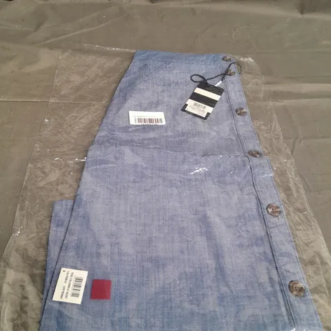 CREW CLOTHING COMPANY MIDI CHAMBRAY SKIRT SIZE 8