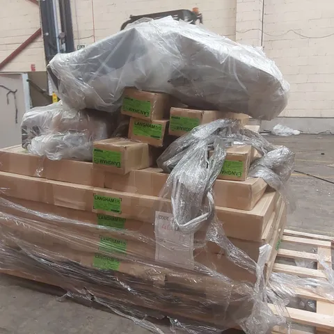 PALLET CONTAINING A VERY LARGE QUANTITY OF ASSORTED DESIGNER BED PARTS
