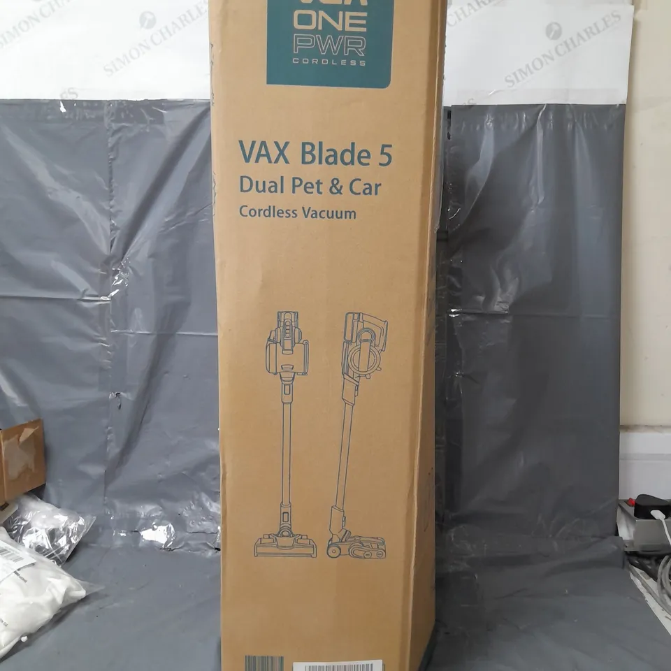 VAX BLADE 5 DUAL PET & CAR CORDLESS VACUUM 