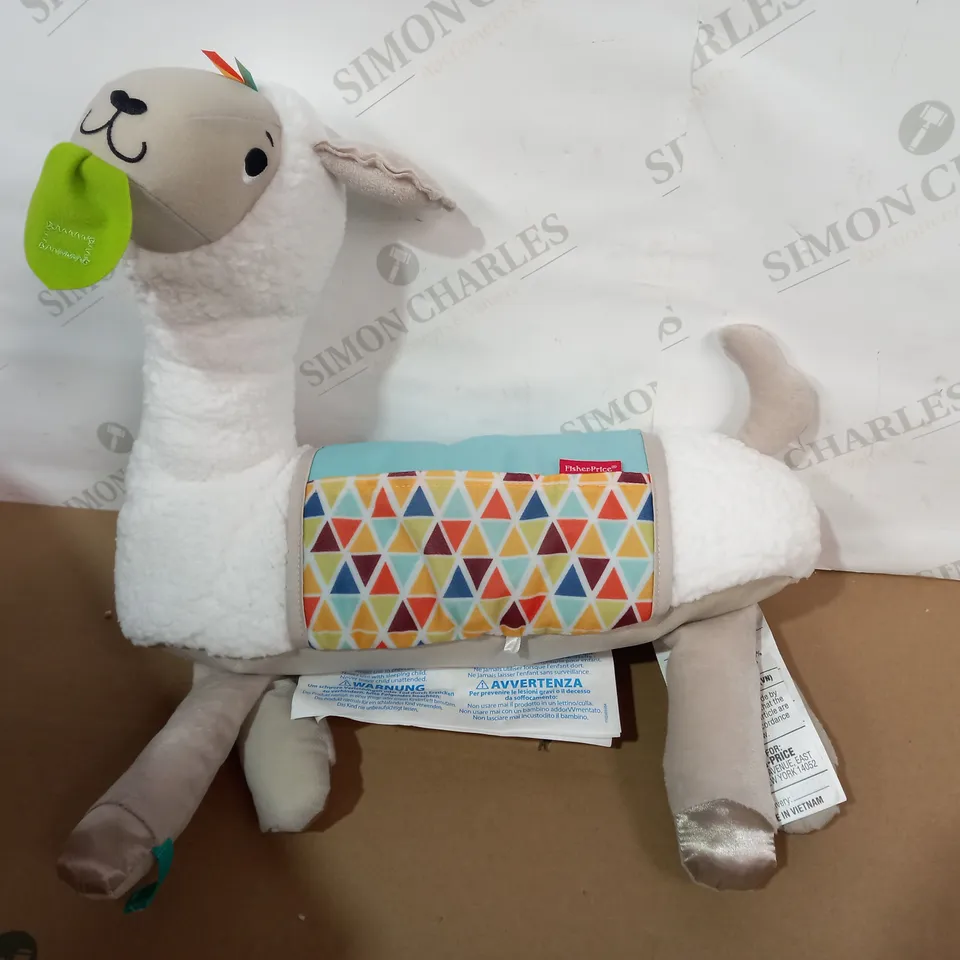 FISHER PRICE GROW-WITH-ME TUMMY TIME LLAMA RRP £31.99