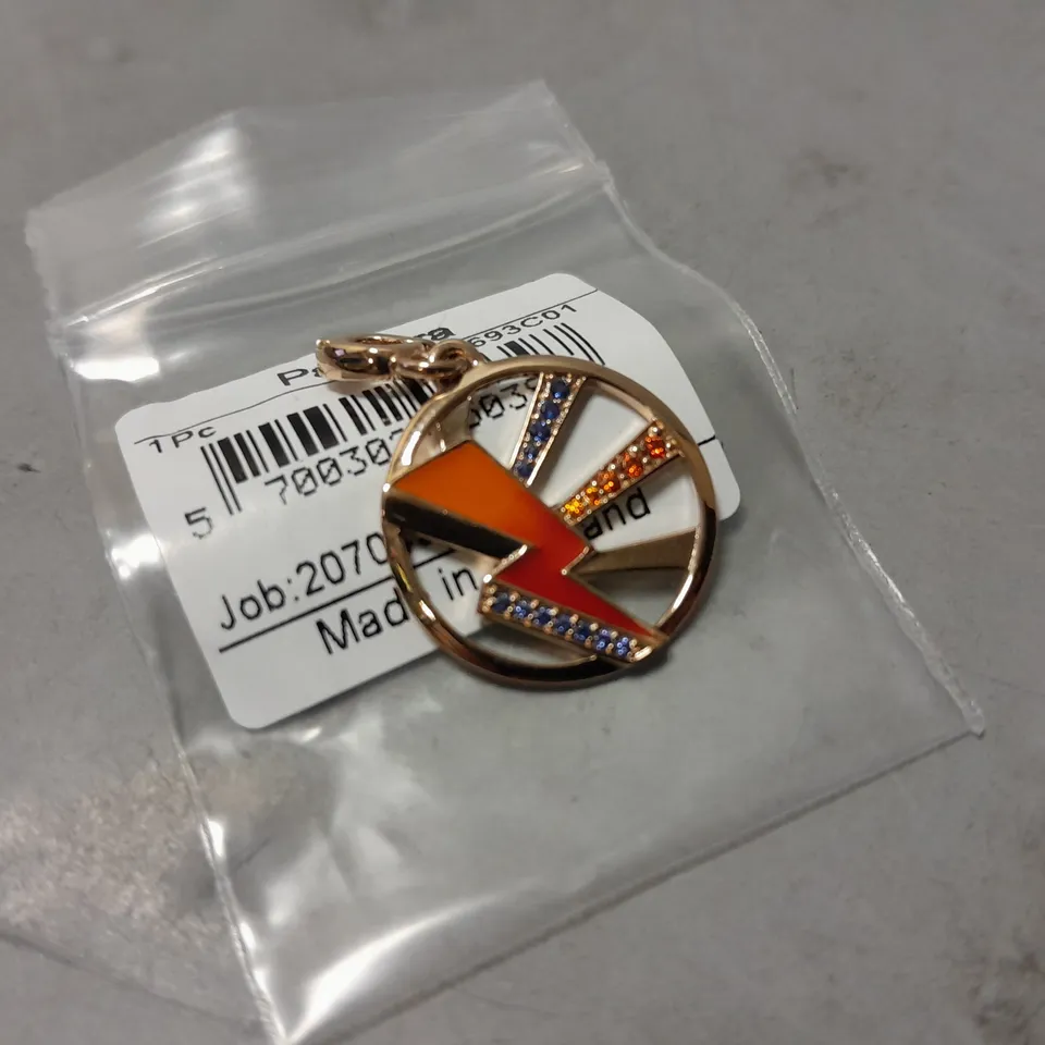 PANDORA BOLT THEMED NECKLACE PENDANT IN BOX