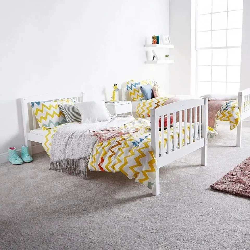 BOXED SWENING SINGLE 3' BUNK BED (3 BOXES)