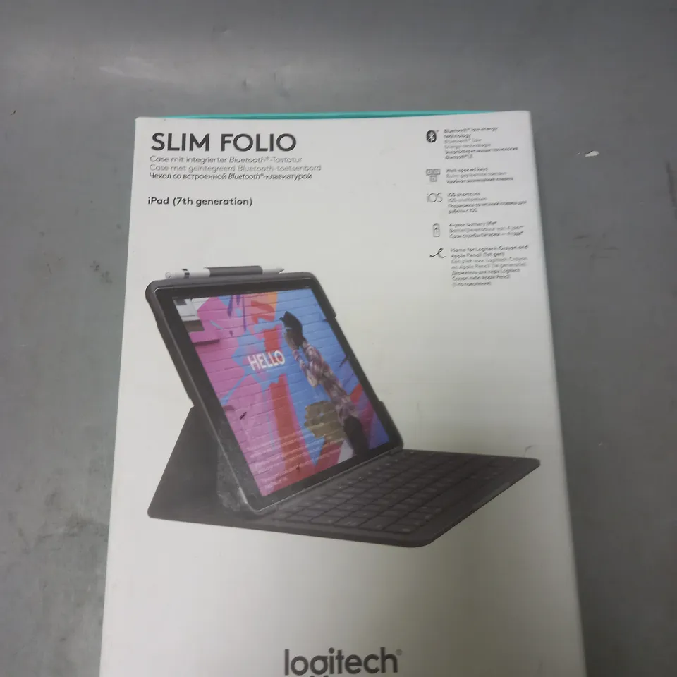 LOGITECH SLIM FOLIO FOR IPAD 7TH GENERATION