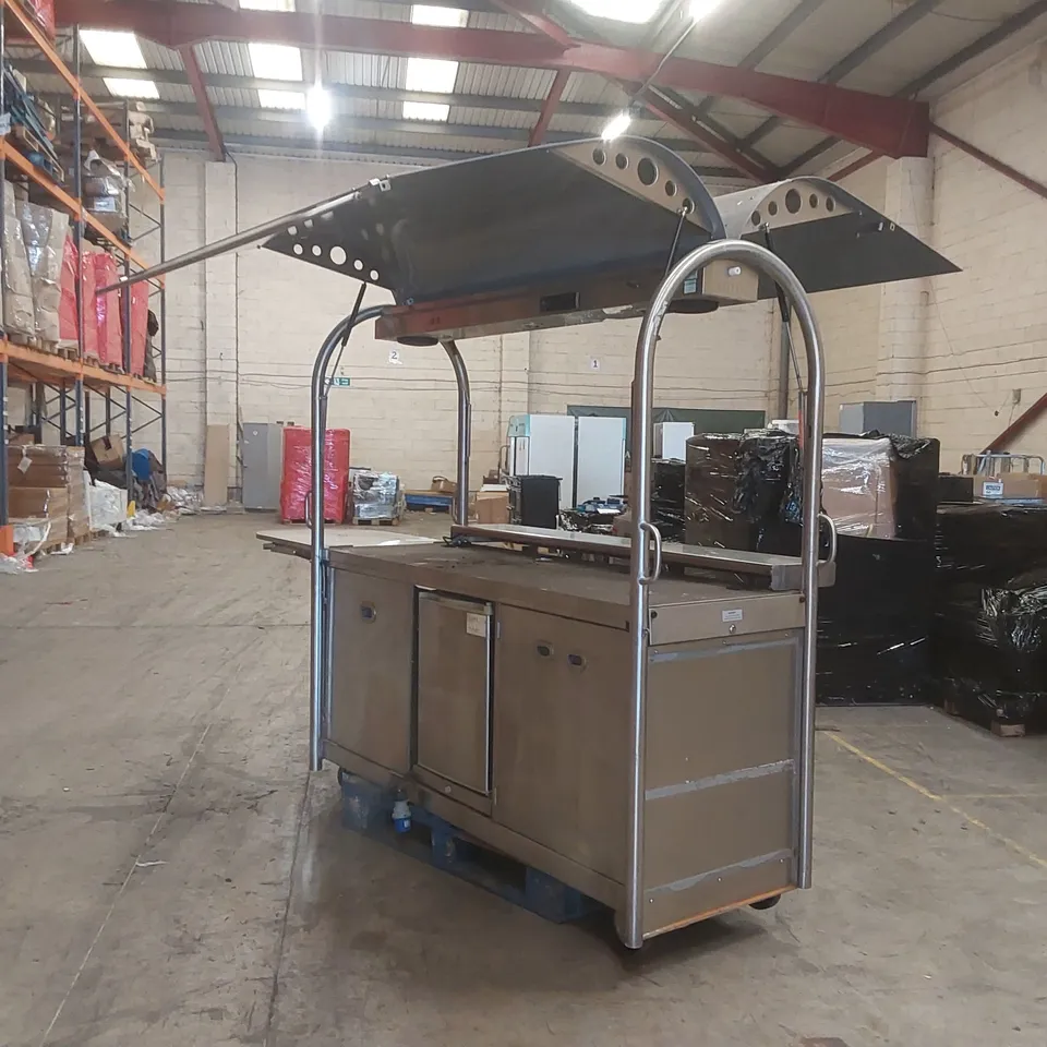 TANK STAINLESS STEEL MOBILE FOOD AND DRINK CATERING STATION