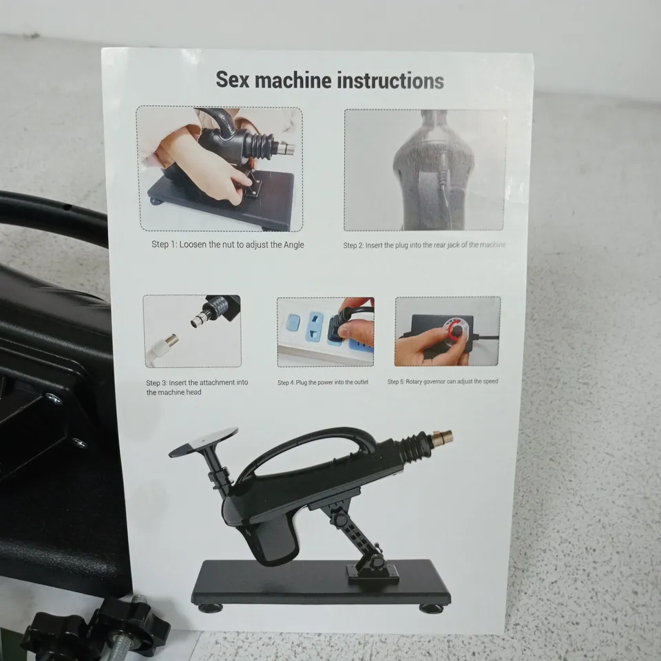 BOXED AMAUSEN SEX MACHINE IN BLACK