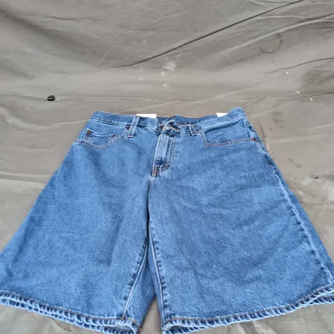 LEVI'S BAGGY DAD JORTS DENIM SHORTS IN BLUE β UK 27