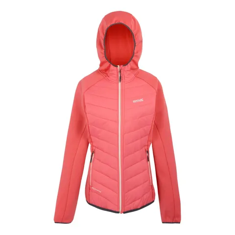 BRAND NEW REGATTA WOMEN'S ANDRESON VIII HYBRID JACKET IN FLAMINGO PINK SIZE 10