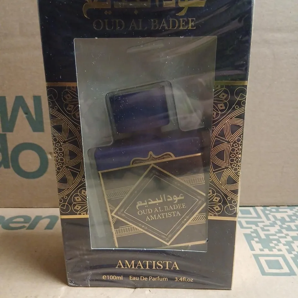 BOXED AND SEALED OUD AL BADEE AMATISTA EAU DE PARFUM 100ML