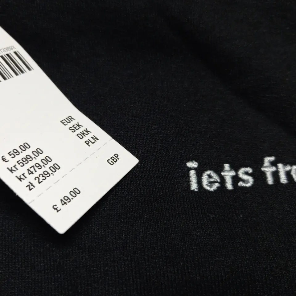 IETS FRANS BLACK HOODIE - M