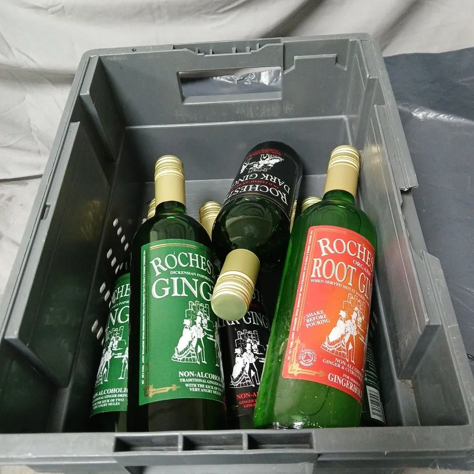 6 X ASSORTED ROCHESTER NON ALCOHOLIC GINGER DRINKS 725ML