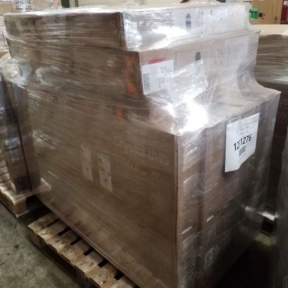 PALLET CONTAINING APPROXIMATELY 9 ASSORTED DAMAGED TVS