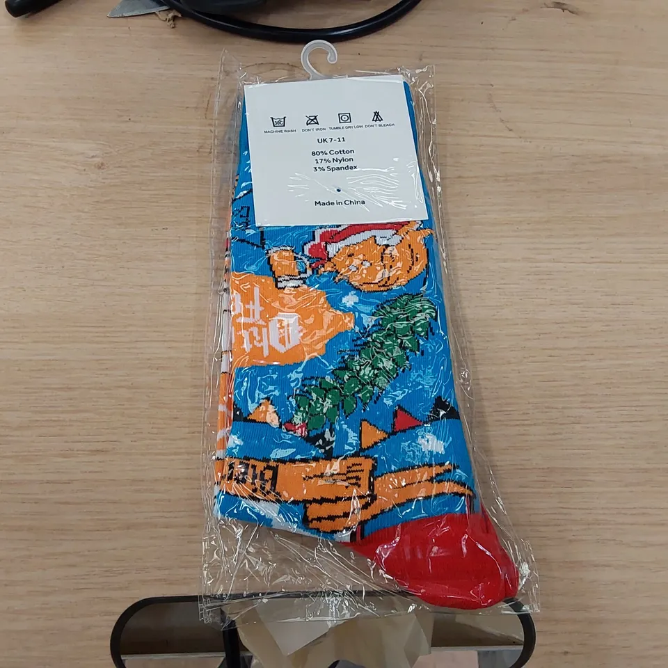 BOX OF BRAND NEW BIER CO OKTOBERFEST SOCKS // APPROXIMATELY 320 PAIRS (1 BOX)