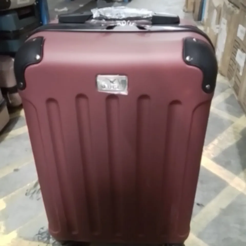 LUGG TRAVEL SUITCASE BURGUNDY