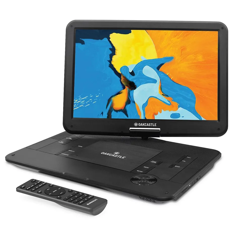 OAKCASTLE DVD175 PORTABLE DVD PLAYER 17.5" W/15.6 INCH HD SWIVEL&FLIP SCREEN