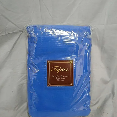 BOX OF APPROX 10 TOPAZ SILKY FEEL BLACK OUT READY MADE CURTAIN – PENCIL PLEAT