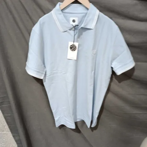 PRETTY GREEN LIGHT BLUE POLO SHIRT β SIZE L (UK LARGE)