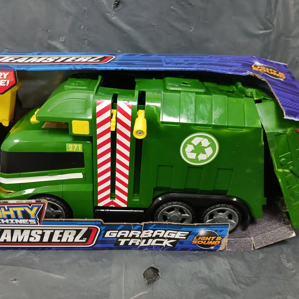 TEAMSTERZ LIGHT & SOUND GARBAGE TRUCK 