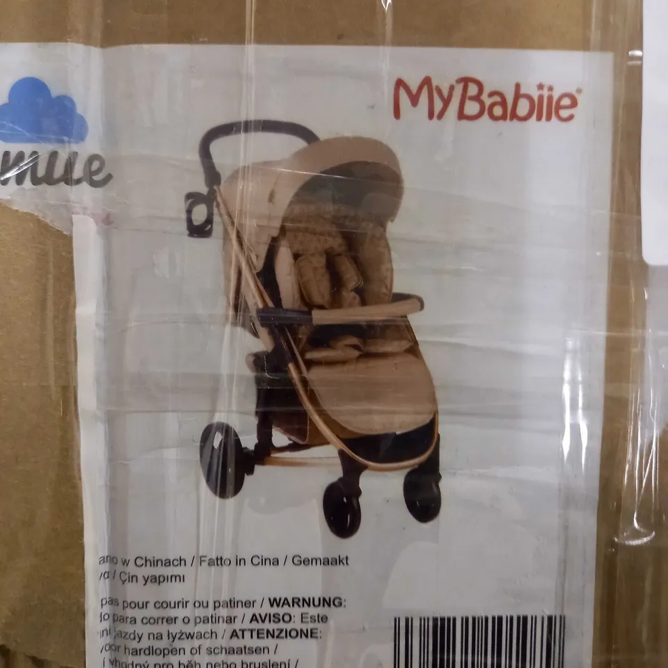 DREAMIE MB200 MOCHA MONOGRAM PUSHCHAIR RRP £249.99