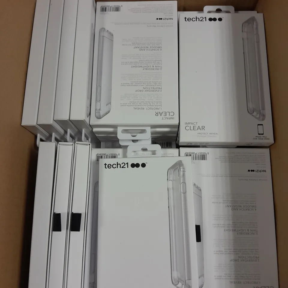 APPROXIMATELY 50 TECH21 SMARTPHONE PROTECTIVE CASES FOR IPHONE 7 PLUS 