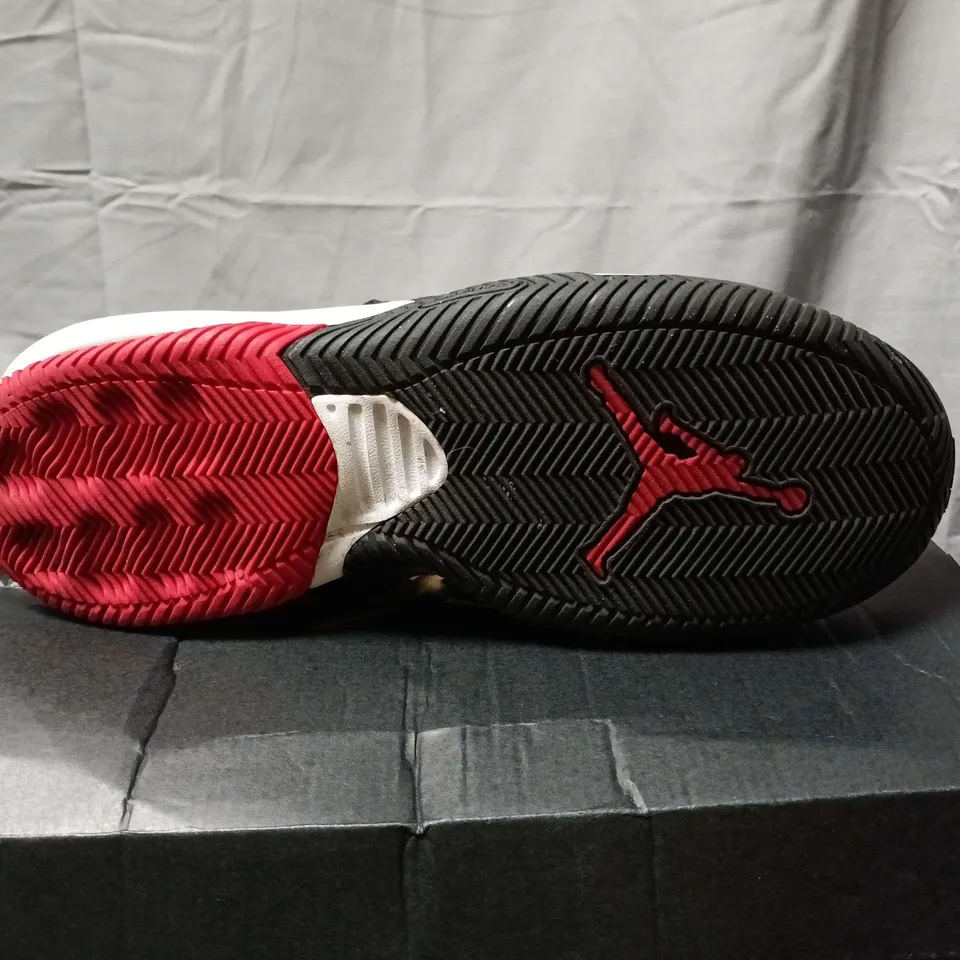 JORDAN - STAY LOYAL 2 - MEN’S SNEAKERS – BLACK & RED WITH JUMPMAN OUTSOLE - UK MEN'S SIZE 10